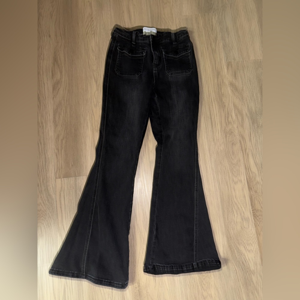 Flying Monkey Women's Dark‎ Flare Jeans